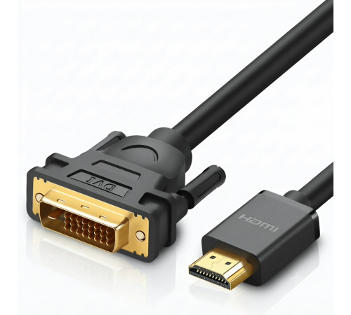 Видео-кабель-адаптер | HDMI на DVI-D | UGREEN HD106 | 1.5 метра